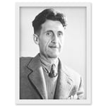 Vintage Photo Portrait 1984 Writer Author George Orwell Artwork Framed Wall Art Print A4