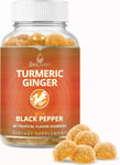 BeLive - Turmeric Ginger with Black Pepper - 60 Tropical Flavour Gummies