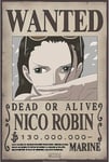 Affiches Chibi " Wanted Nico Robin " Nouveau - 52x38 CM - one piece