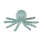 Nattou Peluche Pieuvre, Compagnon de Route dès la Naissance, 7,5 cm, Polyester, Lapidou, Turquoise