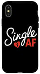 iPhone X/XS Funny Anti-Valentines Day Date Humor Single AF Case