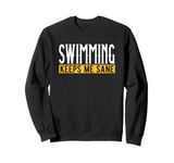 Swimming Keeps Me Sane Aquatic Life Sweatshirt