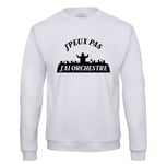 Sweat Shirt Homme J'peux Pas J'ai Orchestre Musique Classique Mozart