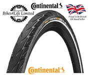 Continental Contact Plus City/Trekking Tyre in Black/Reflex (Rigid) 700 x 42c