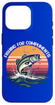 Coque pour iPhone 16 Pro Des jeux de mots vintage de Fishing for Compliments qui accrochent le cœur de papa