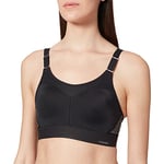 Triumph Women's Triaction Control Lite W01 EX, Minimizer sports bra, BLACK