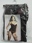 Ladies Sexy Lingerie BNWT Top & Underwear Set W/ Bows Size XL Veryzen Valentines