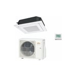 Climatiseur Fujitsu cassette 4 voies série kr à débit circulaire 18000 btu r-32 cod. 3ngf88350 a++ white auxg18krlb - new