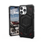 UAG Monarch Pro Kevlar Series Rugged Case for Apple iPhone 15 Pro Max[6.7in] - Monarch Pro Kevlar Black - baksidedeksel for mobiltelefon