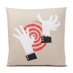 Hitchcock Vertigo Eyes Square Cushion - 60x60cm - Soft Touch