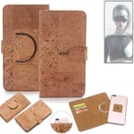 360° wallet case cork cover for Nubia Red Magic 9S Pro case bag