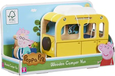 Peppa Pig Wooden Campervan Vehicle With Daddy Pig Figure