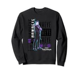 Marvel Hawkeye Text Stack Line Art Panels Sweatshirt