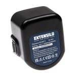 EXTENSILO Batterie remplacement pour Dewalt DW9072 pour outil électrique (3300 mAh, NiMH, 12 V)