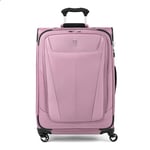 Travelpro Maxlite 5 Softside Extensible Bagage en soute avec 4 roulettes, Valise légère, Homme et Femme, Orchidée Rose Violet, Carreaux Moyen, 69x47x30 cm