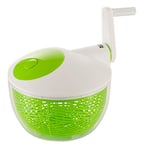 KUHN RIKON 2023 Salad Spinner with Side Handle and Instant-Stop Button, 21 cm, Green