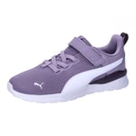 PUMA Mixte bébé Anzarun Lite AC Inf Sneaker, Pale Plum White-Midnight Plum, 26 EU