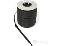 Triton Velcro One Wrap Tape 25 Mm X 300 Mm, 750 Stykker, Flammehemmende, Svart