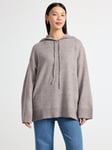 Lindex Stickad hoodie