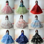 5 st/set Bröllopsklänning Prinsessklänning Kläder för Barbie 0