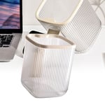 Desktop Trash Can Mini Trash Bin Compact Multi Purpose For Bedside Table