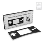 Faceplate Nintendo Gameboy Micro Svart