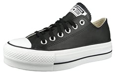 Converse Chucks Black 561681C Chuck Taylor All Star Lift OX Black Black White, Size:40