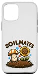 Coque pour iPhone 15 Pro Soilmates Mignon champignon symbiotique naturel jardinage