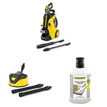 Kärcher K 5 Power Control high pressure washer & Kärcher T 5 Patio Cleaner - Pressure Washer Accessory & Kärcher 62957650 3-in-1 Stone Plug and Clean