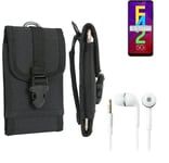 For Samsung Galaxy F42 5G + EARPHONES Belt bag outdoor pouch Holster case protec