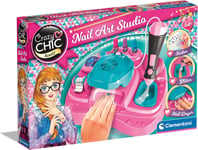 Clementoni Crazy Chic - Nail Art. Studio - Atelier pour Ongles Avec Vernis