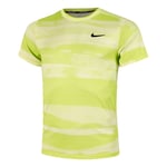 Nike Dri-Fit Advantage Print T-shirt Hommes - Jaune Lemon