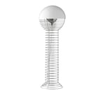 Verpan - Wire Floor Lamp Chrome/White - Skärmlampor - Verner Panton - Vit