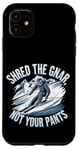 Coque pour iPhone 11 Shred The Gnar, Not Pants Ski de piste