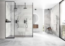 Golvabia Salt White Mosaik Klinker Vit Matt