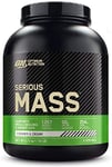 Optimum Nutrition Serious Mass Protein Powder High Calorie Mass Gainer with Vitamins, Creatine and Glutamine, Cookies and Cream, 8 Servings, 2.73 kg, Packaging May Vary