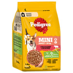 Pedigree Mini Adult <10kg Beef & Vegetables - 1,4 kg