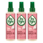 Fry Light 1Cal Aromatic Garlic Oil Cooking Spray 190ml x 3