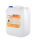 FLAMBIOL Bioéthanol 96,6% Premium 1 x 10 L - Éthanol pour cheminées de Table, cheminées et décorations de Jardin extérieur - sans fumée ni suie - A Base de maïs et de Betterave sucrière