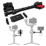 HAFOKO RS4 Phone Holder RS3 Monitor Mount Extension Handle w Tablet Mount Big Phone Adapter for Mic Light Compatible for DJI RS4/RS4 PRO/Ronin S3/RS3 PRO/RS3 Mini/Ronin RS2/RSC2 Gimbal Stabilizer