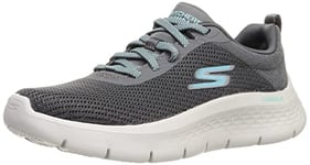 Skechers Femme Go Walk Flex Alani Basket, Charbon, 37 EU