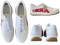 Louis Vuitton x Supreme Monogram LV Run Away Sneakers Shoes Trainers 42