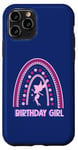 Coque pour iPhone 11 Pro Fée d'anniversaire arc-en-ciel mignonne fée anniversaire fille