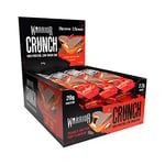 Warrior Crunch - High Protein Bars - 20g Protein Each Bar - Low Carb, Low Sugar Snack - 12 Pack x 64g (Peanut Butter Cup)