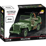 Cobi Historical Collection WWII Byggesett 1207 Deler - Jeep: Willys MB