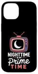 Coque pour iPhone 14 Night Owls Sarcasme fonctionnel Motif chouettes matinales