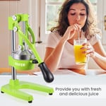 Hand Press Manual Fruit Juicer Juice Squeezer Citrus Orange Lemon Tool Home NEW