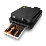 KODAK Smile Classic Digital Instant Camera with Bluetooth (Black) 16MP Pictures, 35 Prints per Charge – Includes Starter Pack 3.5 x 4.25" ZINK Photo Paper, Sticker Frames Edition