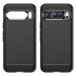 Google Pixel 9 Pro TPU-skal Brushed, Black