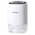 Silentnight Airmax 300 Dehumidifier - Small 1000ml Air Dehumidifier for Home Bedroom Bathroom with Quiet Peltier Technology, Auto Shut Off and Night Light - for Damp Mould Moisture Drying Clothes